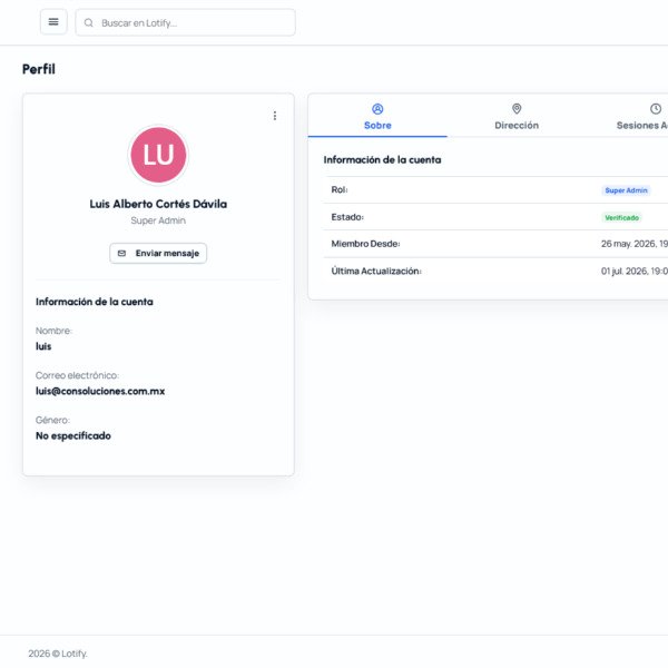Lotify WebApp